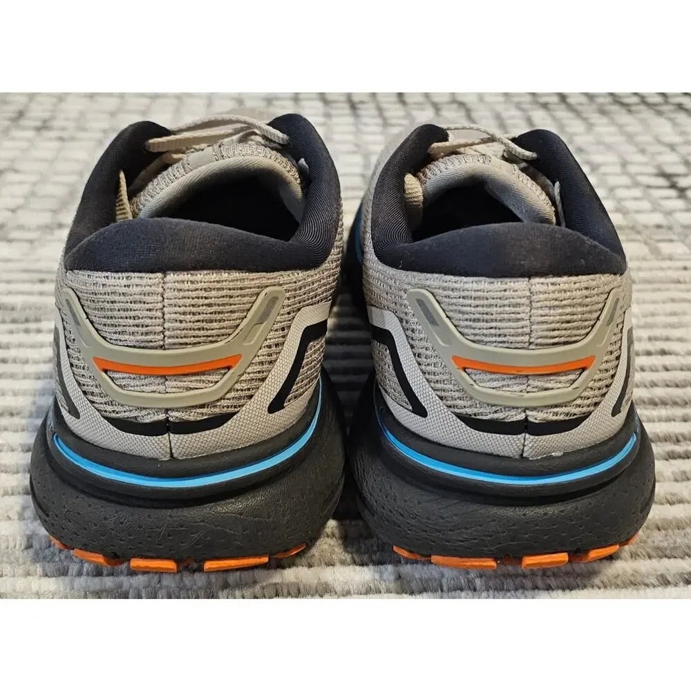 Brooks Ghost 15 Oyster Black Orange Men's Size 7 Running Shoes 1103931D141
